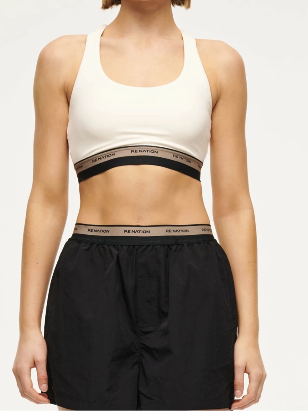 NWT PE Nation Avant Sports Bra in Whisper White